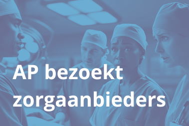 Niet de kerstman, maar de AP komt in de zorg op bezoek!